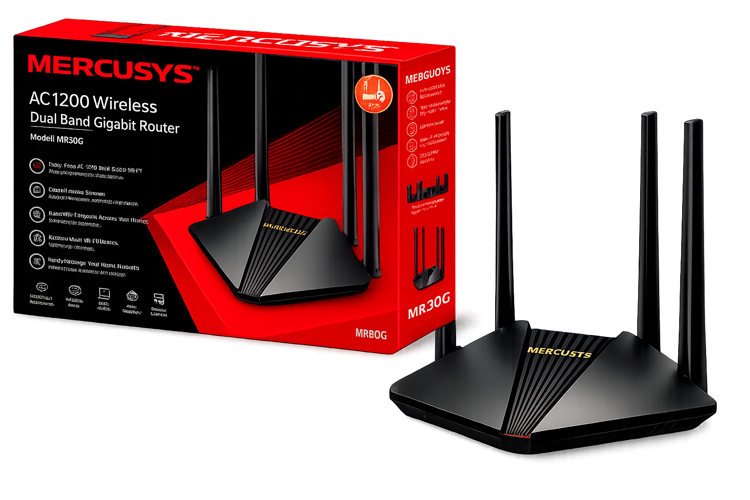 Roteador Mercusys MR30G AC1200